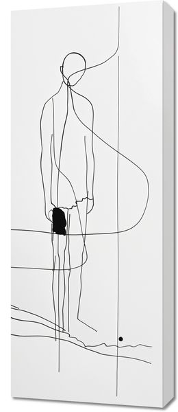 Obraz 40x100cm Samotna Wędrówka zdjęcie 1