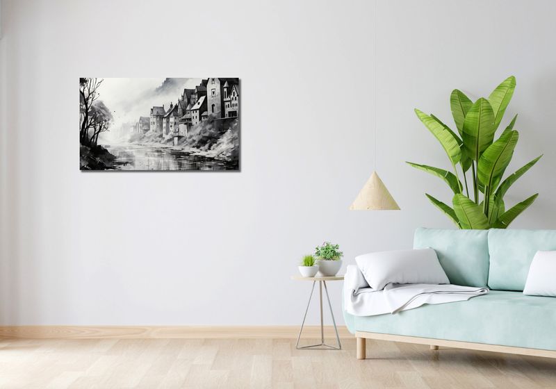 Obraz 90x50cm Mglisty Refleks zdjęcie 2