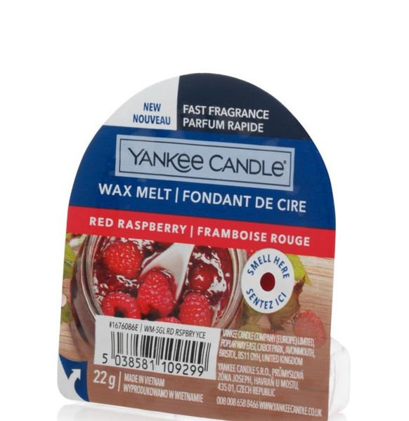 Yankee Candle RED RASPBERRY wosk zapachowy 22 g zdjęcie 1