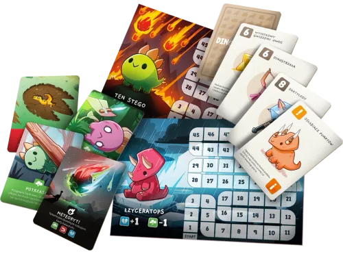 Dinokalipsa - strategiczna gra karciana z negatywną interakcją 2 - 4 graczy na Arena.pl