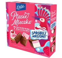 WEDEL PTASIE MLECZKO MASCARPONE MALINA 340G
