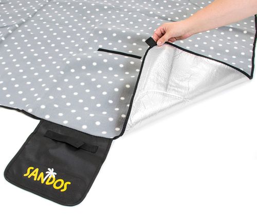 Koc piknikowy 200x200 groszki na Arena.pl