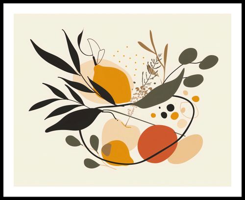 Plakat 76x60,5cm Botaniczny Wir na Arena.pl