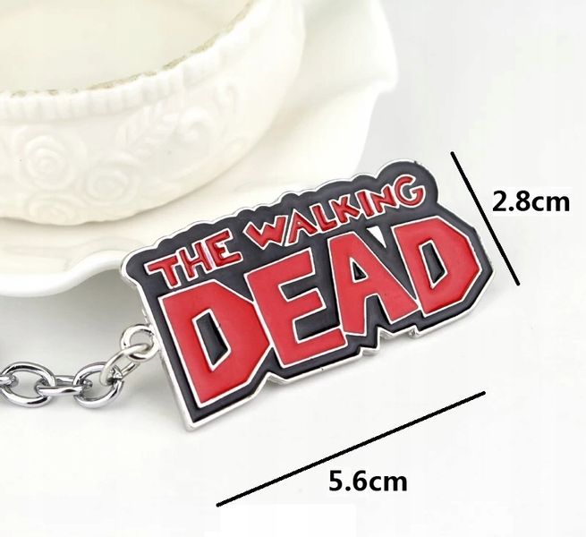 Brelok NAPIS THE WALKING DEAD Zombie GRA Serial zdjęcie 10