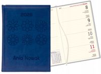 Kalendarz A6 2026 TYGODNIOWY KIESZONKOWY grawer Z IMIENIEM RÓŻNE WZORY