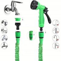 Wąż Ogrodowy Rozciągliwy 30m do Ogrodu, Trawnika mycia Samochodu