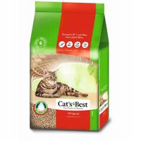 CAT'S BEST ORIGINAL 30L ŻWIREK DREWNIANY DLA KOTA ZBRYLAJĄCY 13kg