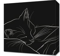 Obraz 40x40cm Nocny Spokój