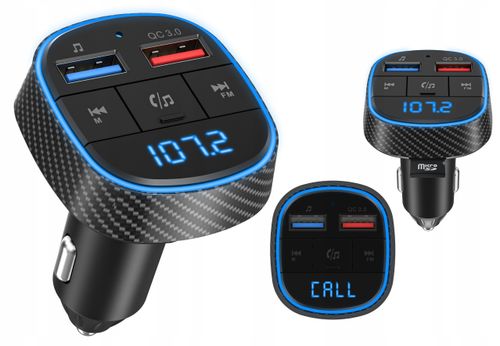 Transmiter FM BT z ŁADOWARKA USB Bluetooth na Arena.pl