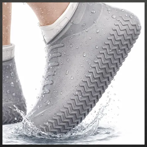 Silikonowe ochraniacze na buty wodoodporne nakładki przeciwdeszczowe guma l na Arena.pl