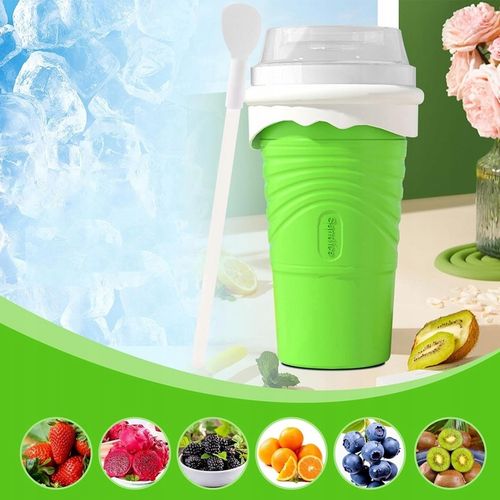 KUBEK DO ROBIENIA SLUSHY LODÓW SORBETÓW WYCISKANY NA BREJĘ SMOOTHIE 500ML na Arena.pl