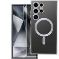 Futerał ELECTRO MAG COVER kompatybilny z MagSafe do SAMSUNG S25 FE srebrny