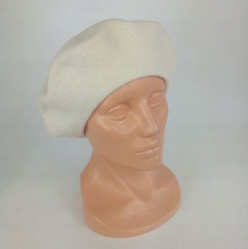 250 BERET FEZKO KREMOWY rozm. 11,5" duży na Arena.pl