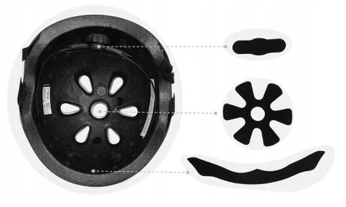 Kask Dziecięcy Ochronny Rower Hulajnoga 47-58 Momi na Arena.pl