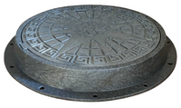 Pokrywa właz do studzienki szamba 5Ton 60cm WL-60/80SA50 szary