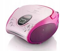 Radioodtwarzacz CD Lenco SCD-24 Radio Analogowe FM Różowy