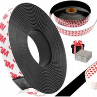 2 SZT 3M TAŚMA MAGNETYCZNA SAMOPRZYLEPNA 10M Z KLEJEM 30mm x 1,5mm GRATIS