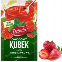 Delecta OWOCOWY KUBEK KISIEL INSTANT truskawkowy
