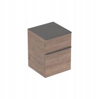 GEBERIT Smyle Square Szafka 45x47x60cm z szufladami Orzech włoski hickory