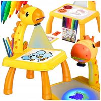 PROJEKTOR RZUTNIK DO NAUKI RYSOWANIA SLAJDY MAZAKI WZORY PODŚWIETLANY