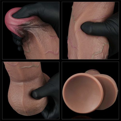 9.5"""" Dual Layered Silicone Cock Xxl na Arena.pl