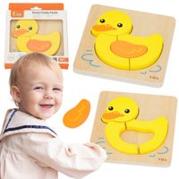 VIGA Drewniane Puzzle - Urocza Kaczuszka