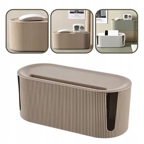 Pojemnik ORGANIZER pudełko na kable do przechowywania listwyładowarek na Arena.pl