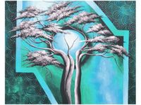 40X50CM DRZEWO O PÓŁNOCY OBRAZ