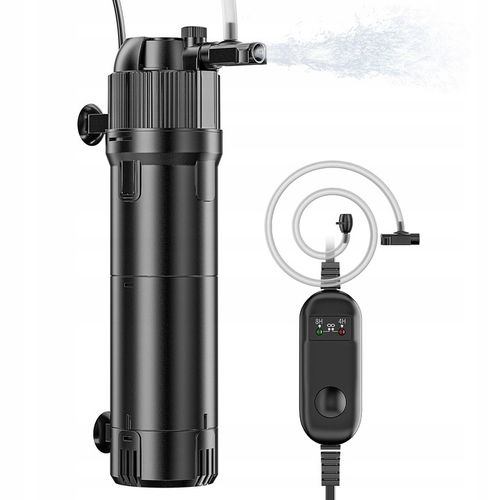 5W1 FILTR WEWNĘTRZNY Z LAMPĄ UV 800L/H DO AKWARIUM 100-300L Z UVC na Arena.pl