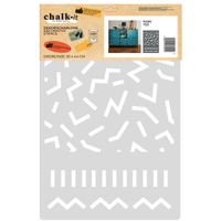 Szablon do stylizacji i dekoracji mebli Chalk-it 703 RAIN