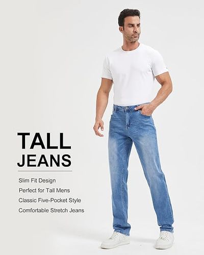 Spodnie Męskie Jeansy Slim Fit Granatowe Bawełniane Elastyczne Rozmiar 34 na Arena.pl