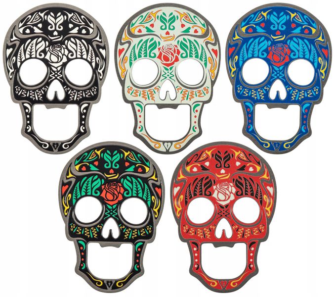 OTWIERACZ DO BUTELEK PIWA KAPSLI CZASZKA METALOWY zdjęcie 3