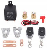 ZDALNY WYŁĄCZNIK AKUMULATORA 200A 12V ZESTAW ROZŁĄCZNIK + 2 PILOTY ZR-01