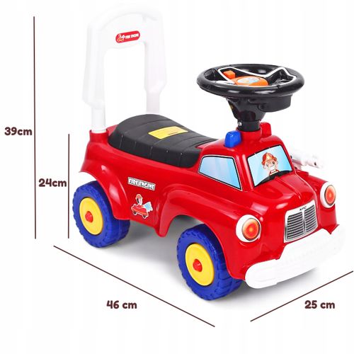 jeździk straż czerwony  7658 na Arena.pl