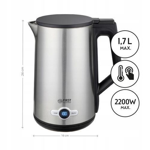 Czajnik elektryczny REGULACJA TEMPERATURY IZOLACJA First Austria na Arena.pl