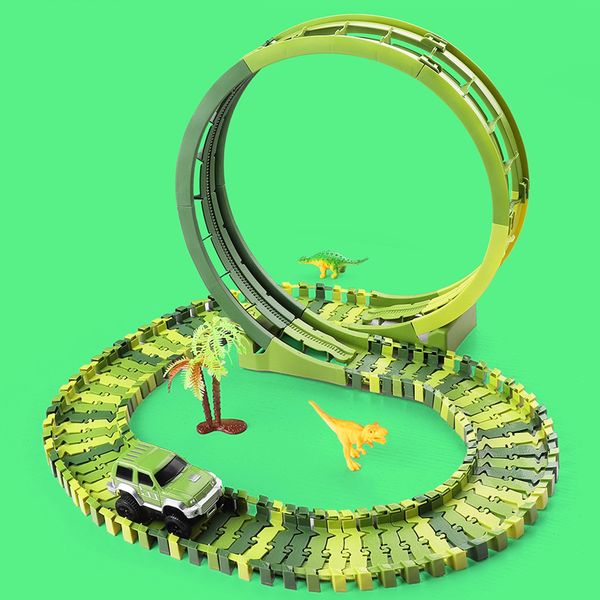 Mega Tor Wyścigowy Dinozaur Park Magic Track 260 elementów zdjęcie 12