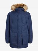 JACK JONES Parka niebieski S