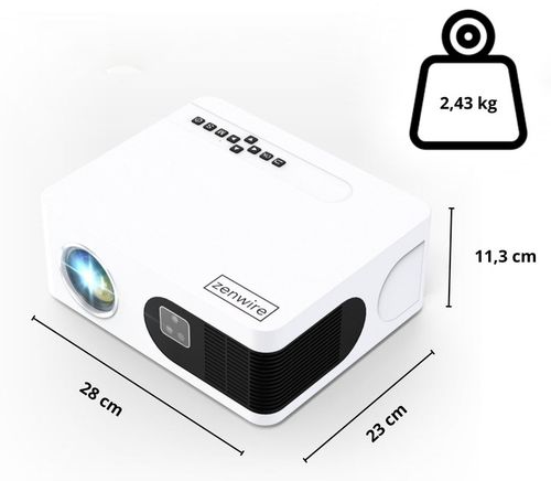 Projektor mini Rzutnik LED WiFi Android TV FULL HD 4K Autofocus do na Arena.pl