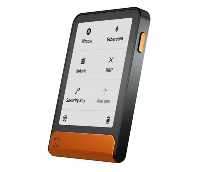 Portfel kryptowalut Ledger Flex Bitcoin Orange USB-C CC EAL6+ zdjęcie 1