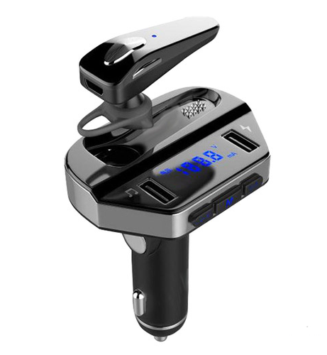 Transmiter V6 wraz ze słuchawką bezprzewodową z funkcją Bluetooth na Arena.pl