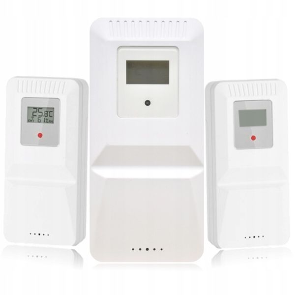 STACJA POGODOWA METEOROLOGICZNA WIFI 3 CZUJNIKI BUDZIK UV hPa TEMP zdjęcie 5