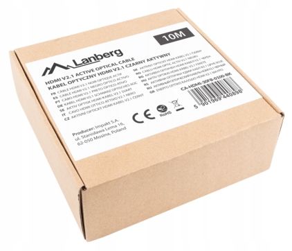 KABEL PRZEWÓD PRZYŁĄCZE HDMI V2.1 8K 144HZ ETHERNET OPTYCZNY HDR AOC 10M zdjęcie 5