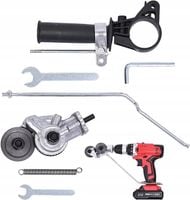 KOŃCÓWKA NA WIERTARKĘ PRZYSTAWKA ADAPTER DO CIĘCIA METALU STAL BLACHY
