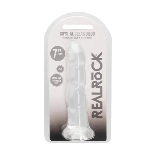realrock crystal clear model karbowany 17 cm z przyssawką na Arena.pl