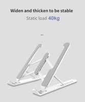 Składana podstawka na laptopa Regulowany stojak na stojaka tablet Przenośnego notebooka