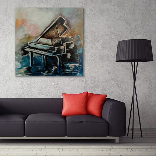 Obraz na płótnie - Canvas, Fortepian 80x80 na Arena.pl