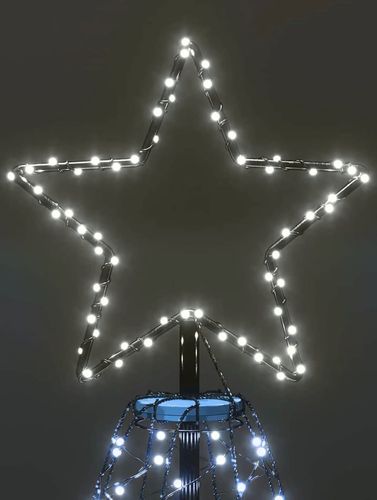 Choinka 200 LED zewnętrzna 180 cm zimna biała na Arena.pl