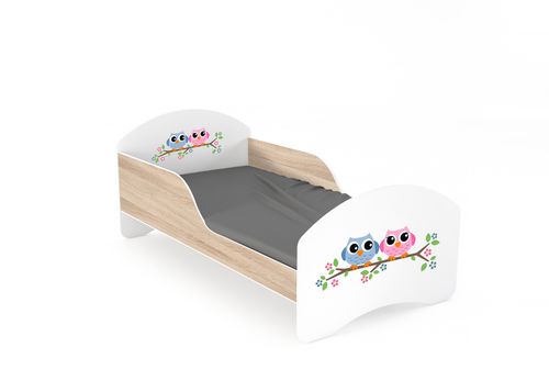 Łóżko dziecięce LEO2 160x80 biało-sonoma na Arena.pl