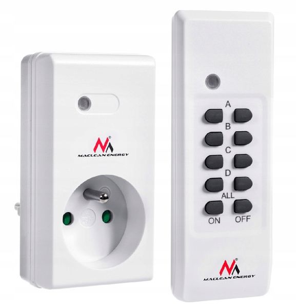 Gniazdko Sterowane Pilotem Maclean MCE151 Programowalne zdjęcie 1