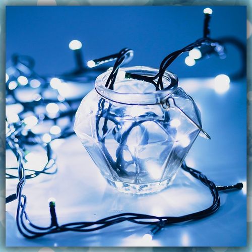 LAMPKI CHOINKOWE BIAŁY ZIMNY 300 LED WEW/ZEW NA CHOINKĘ 22 METRY 8 TRYBÓW na Arena.pl